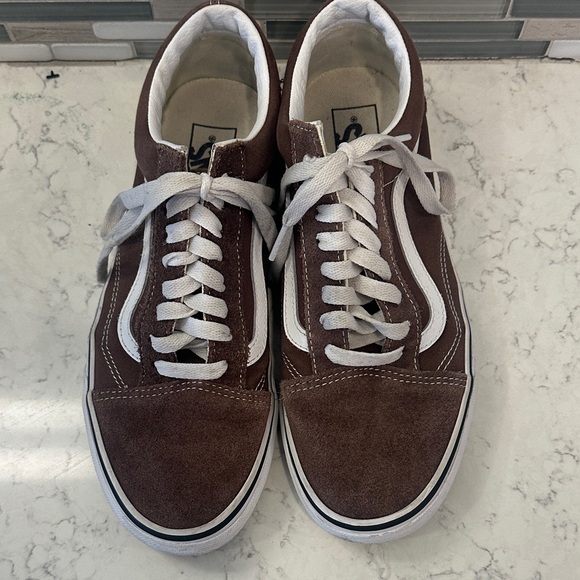 Vans Men's Sneakers in Brown and White - Picture 5 of 6